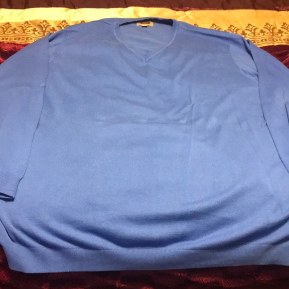 The Foundry Supply Co. Other - Blue V-Neck Sweater